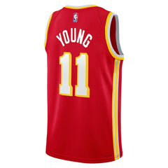 Trae Young Atlanta Hawks Youth Swingman Jersey Icon Edition Red - Nike