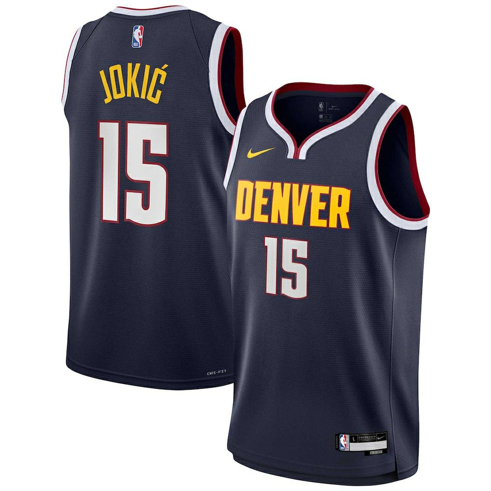Nikola Jokic Denver Nuggets Youth Swingman Jersey Icon Editi- Navy - Nike