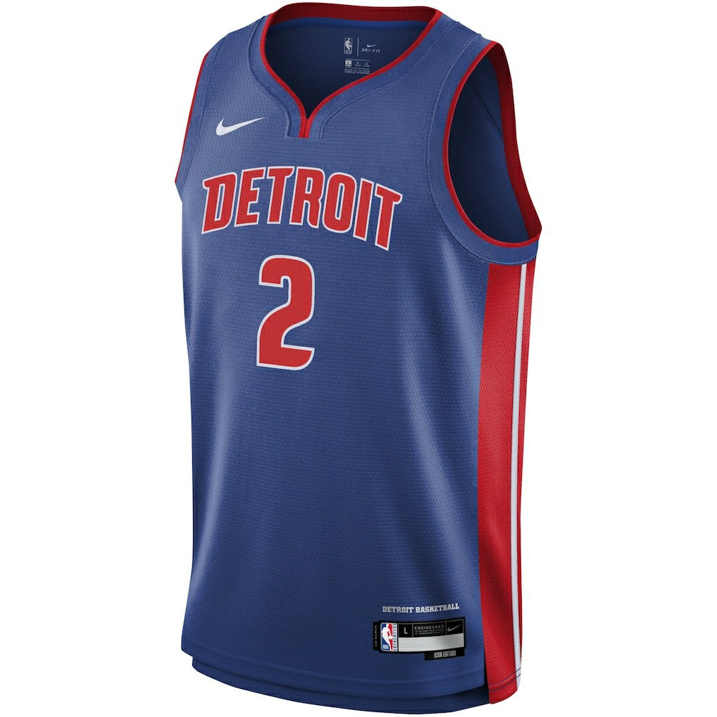 Cade Cunningham Detroit Pistons Youth Swingman Jersey Icon Editi- Blue - Nike