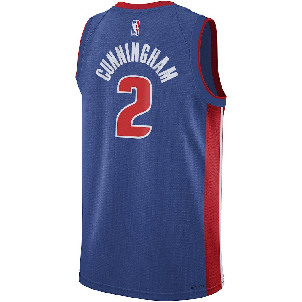 Cade Cunningham Detroit Pistons Youth Swingman Jersey Icon Editi- Blue - Nike