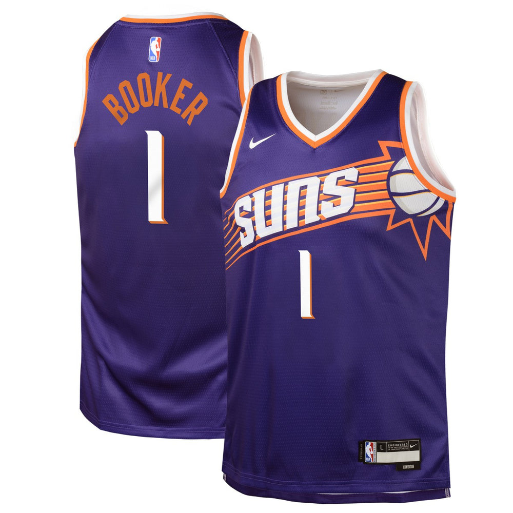 Devin Booker Phoenix Suns Youth Swingman Jersey Icon Edition Purple - Nike outlet