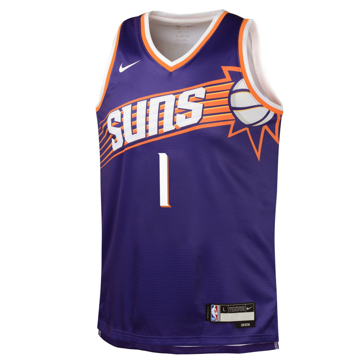 Devin Booker Phoenix Suns Youth Swingman Jersey Icon Edition Purple - Nike outlet