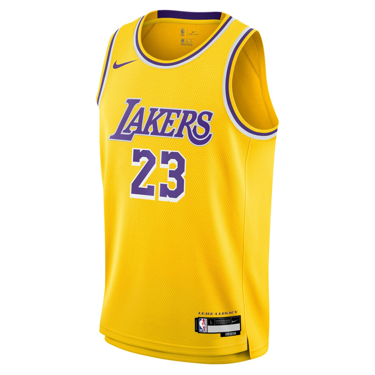 LeBron James Los Angeles Lakers Youth Swingman Jersey Icon Edition Gold - Nike