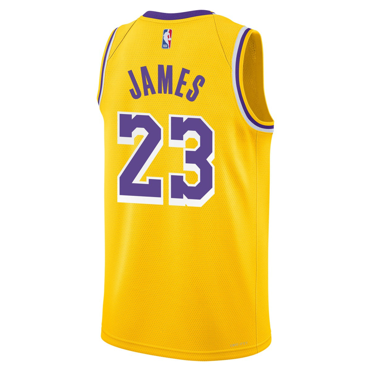 LeBron James Los Angeles Lakers Youth Swingman Jersey Icon Edition Gold - Nike