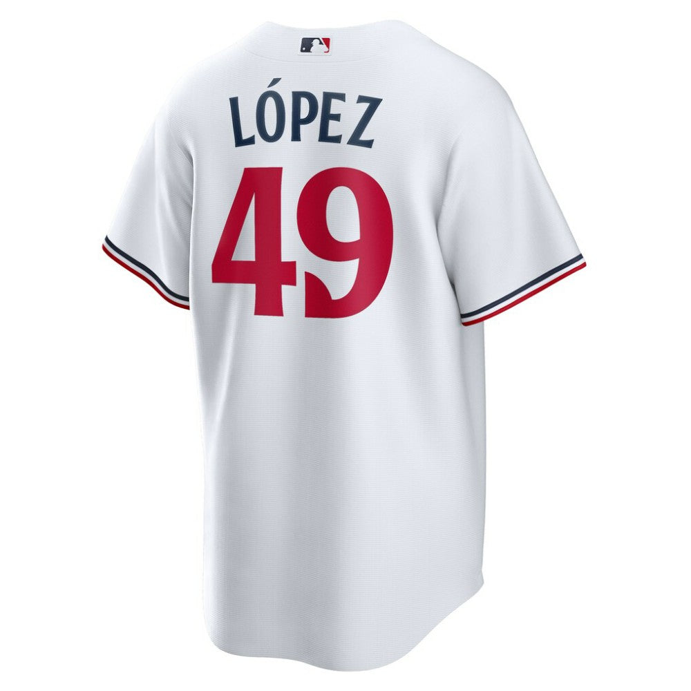 Pablo López Minnesota Twins Nike Home  Replica Player Jersey - White Jerseys