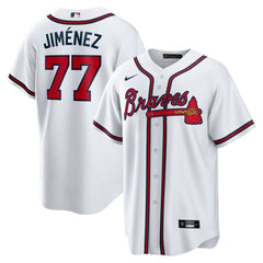 Joe Jiménez Atlanta Braves Nike Home  Replica Player Jersey - White Jerseys