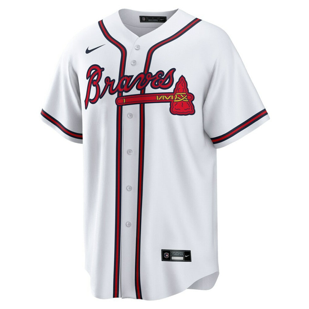 Joe Jiménez Atlanta Braves Nike Home  Replica Player Jersey - White Jerseys