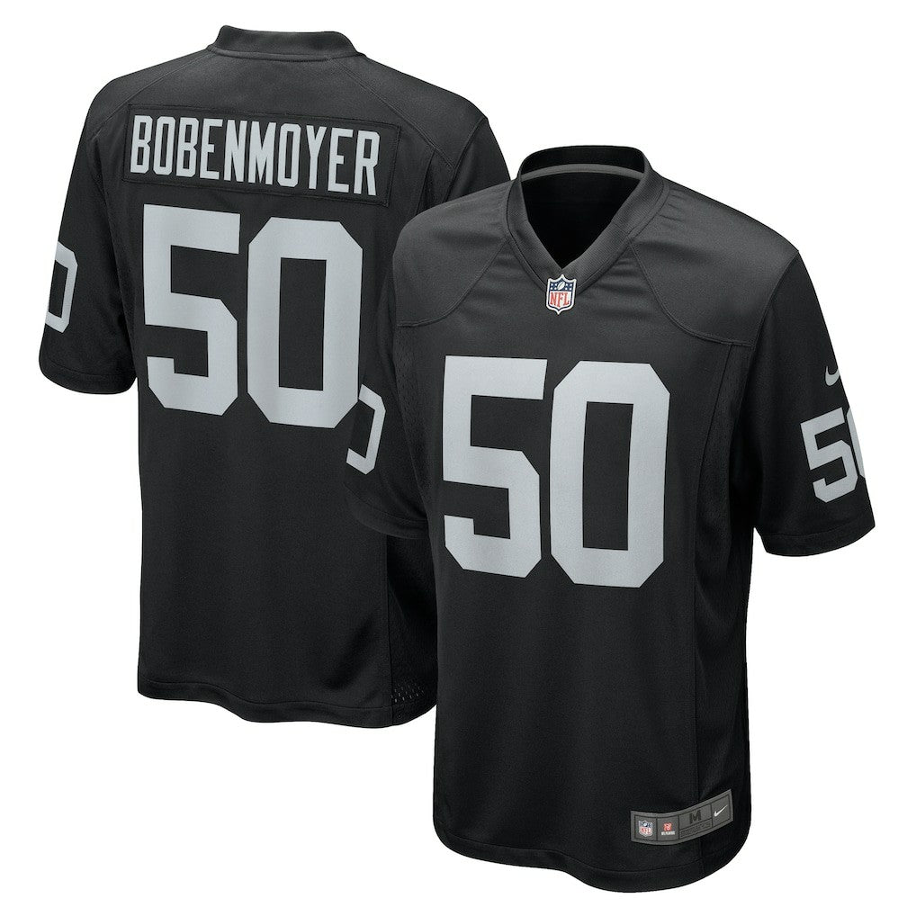Jacob Bobenmoyer Las Vegas Raiders Game Player Jersey - Black Jerseys