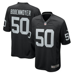 Jacob Bobenmoyer Las Vegas Raiders Game Player Jersey - Black Jerseys