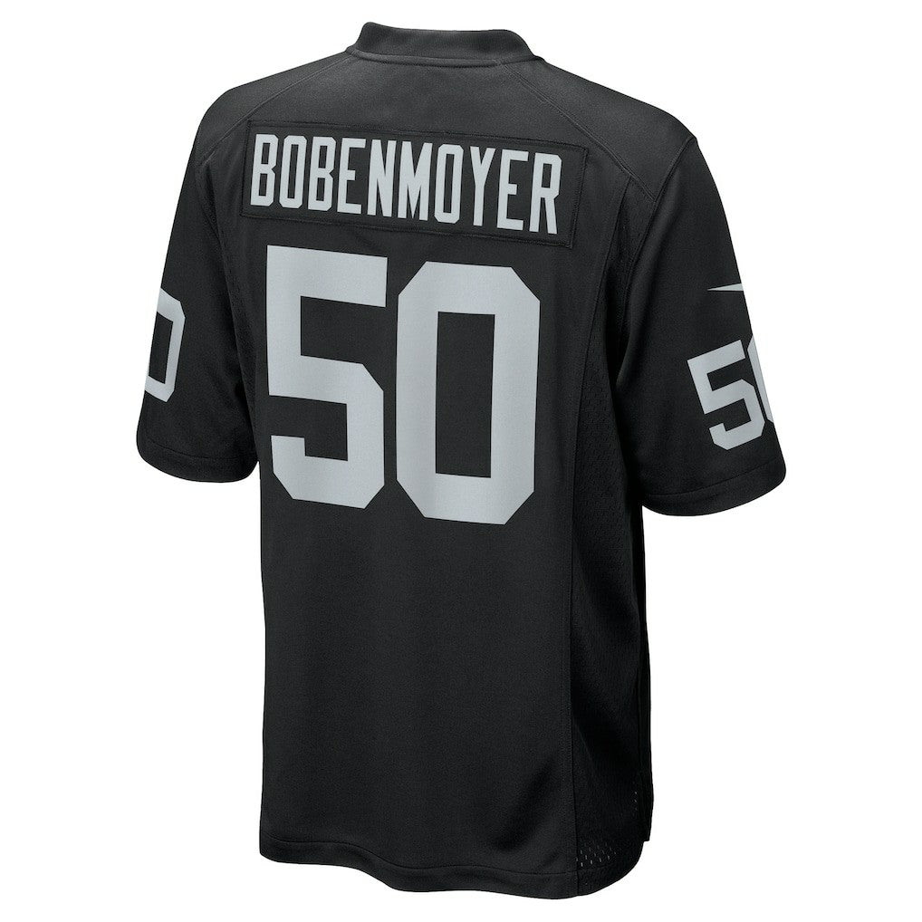 Jacob Bobenmoyer Las Vegas Raiders Game Player Jersey - Black Jerseys