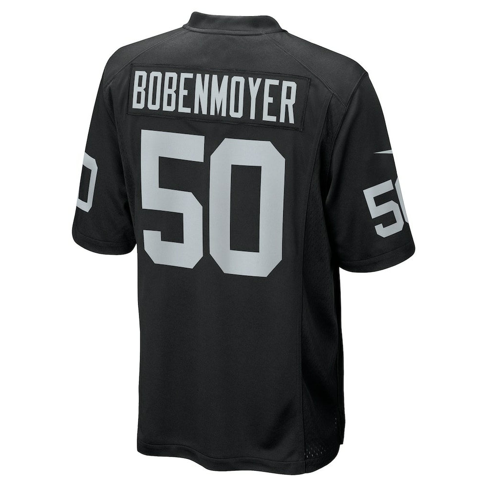 Jacob Bobenmoyer Las Vegas Raiders Game Player Jersey - Black Jerseys