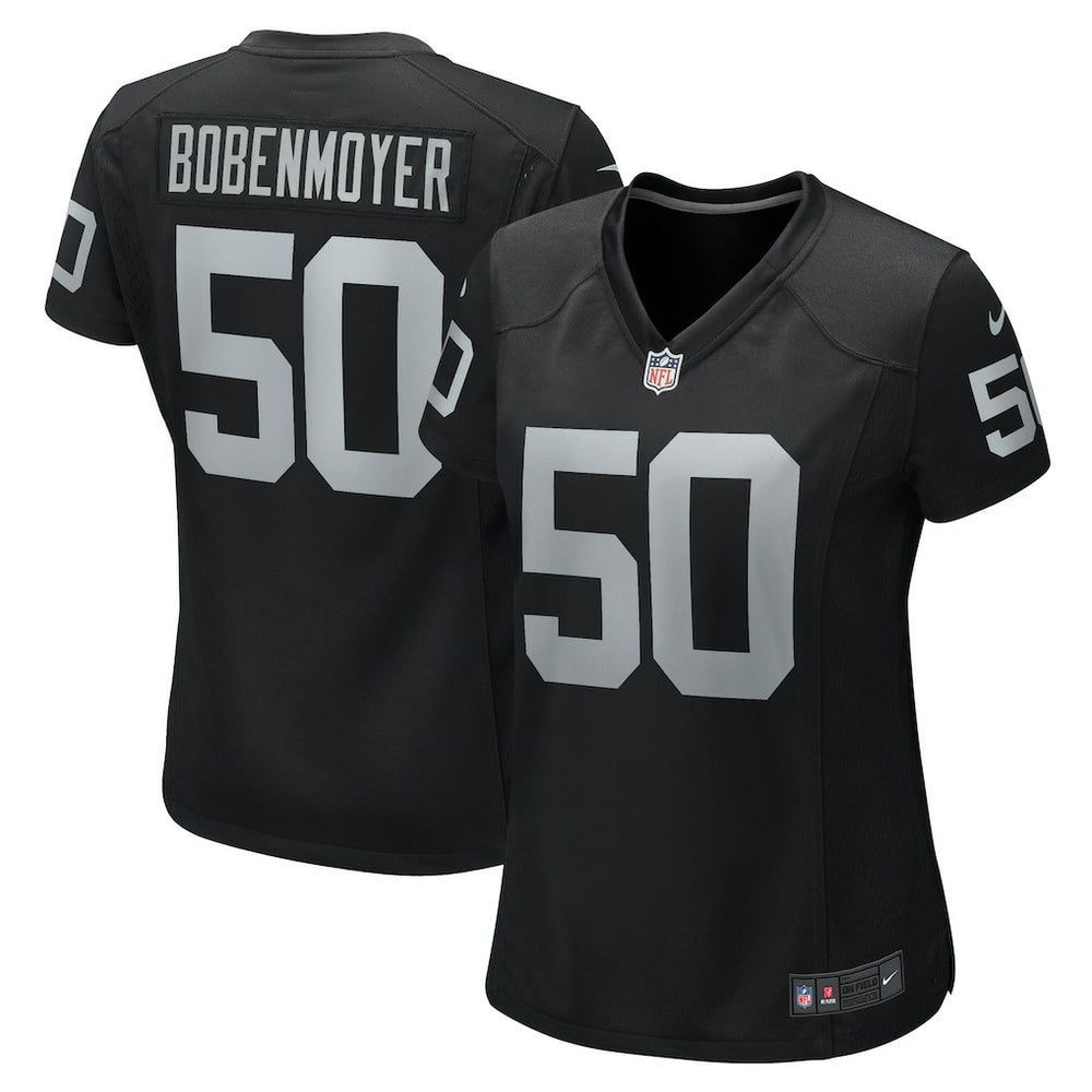 Jacob Bobenmoyer Las Vegas Raiders Women's Game Player Jersey - Black Jerseys