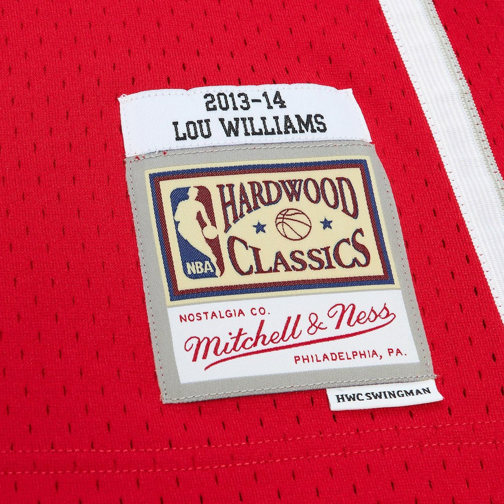 Lou Williams Atlanta Hawks 2013/14 Hardwood Classics Swingman Jersey Red - Mitchell & Ness