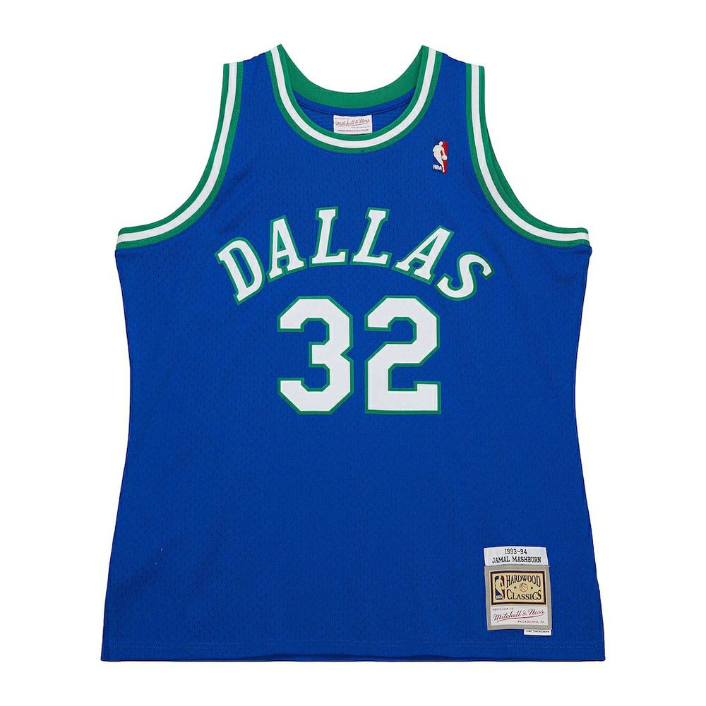 Jamal Mashburn Dallas Mavericks 1993/94 Hardwood Classics Swingman Jersey Blue - Mitchell & Ness