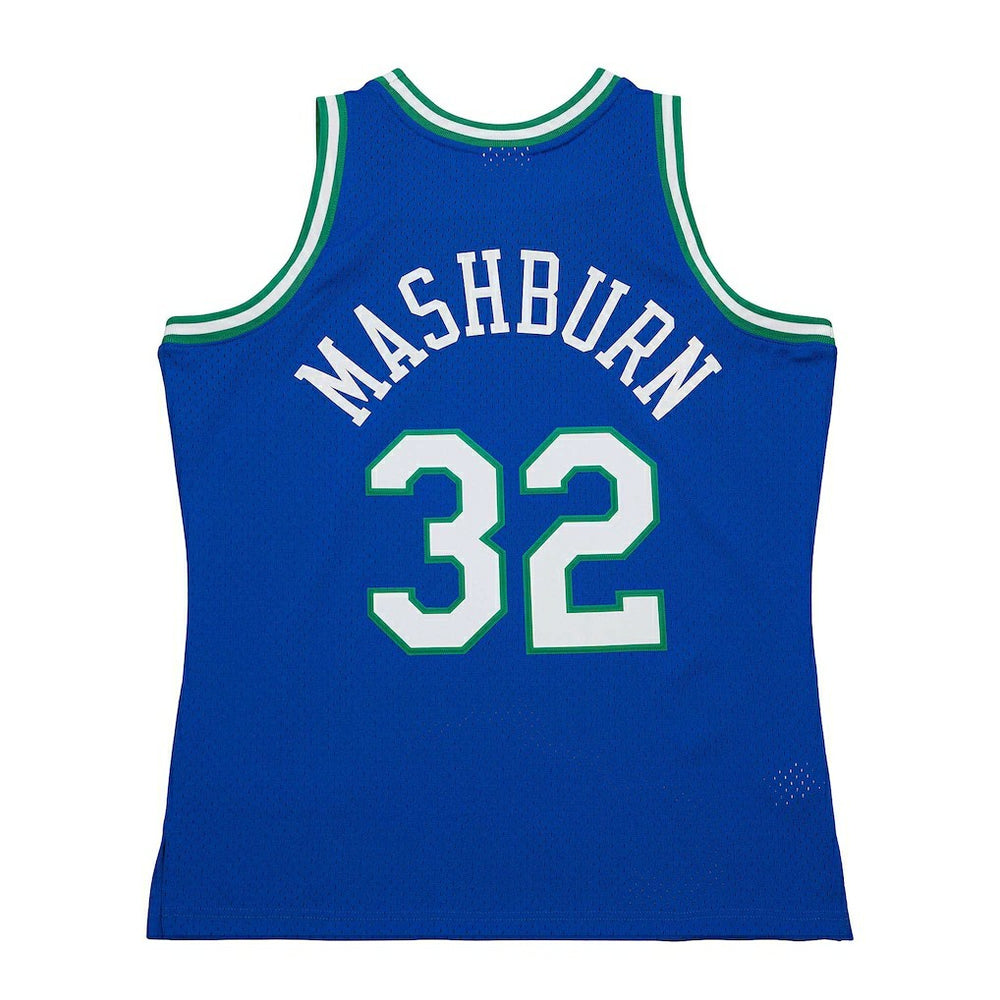 Jamal Mashburn Dallas Mavericks 1993/94 Hardwood Classics Swingman Jersey Blue - Mitchell & Ness