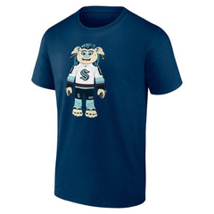 Seattle Kraken Mascot Buoy T-Shirt - Deep Sea Blue | US 200061632
