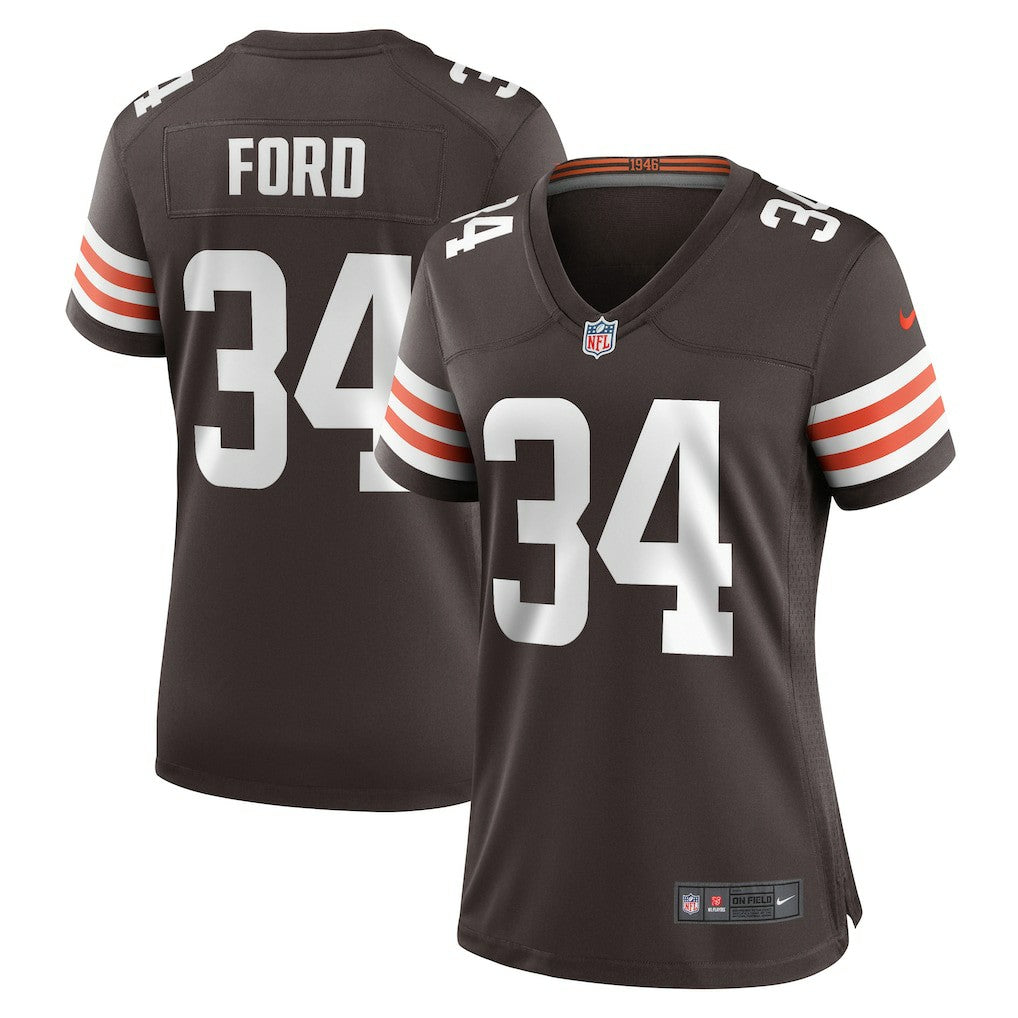 Jerome Ford Cleveland Browns Women's Game Player Jersey - Brown Jerseys
