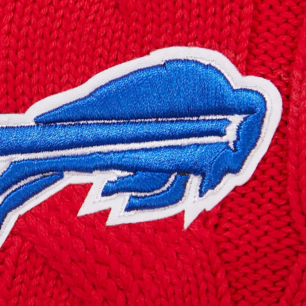 Buffalo Bills Pro Standard Women's Prep V-Neck Pullover Sweater - Red Pullover