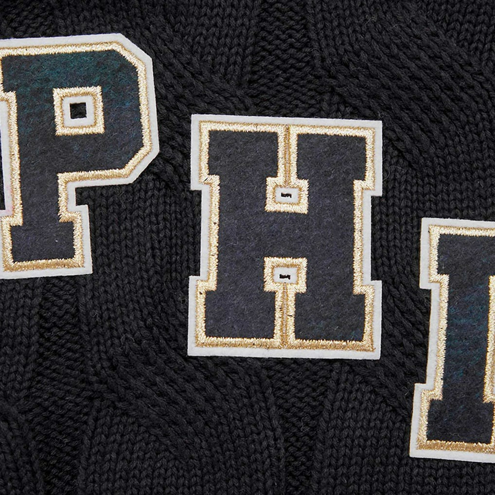 Philadelphia Eagles Pro Standard Women's Prep V-Neck Pullover Sweater - Black Pullover