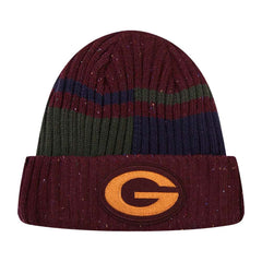 Green Bay Packers Pro Standard Speckled Cuffed Knit Hat - Burgundy Hats