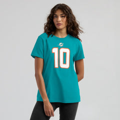 Tyreek Hill Miami Dolphins Women's Player Name & Number T-Shirt - Aqua T-shirts