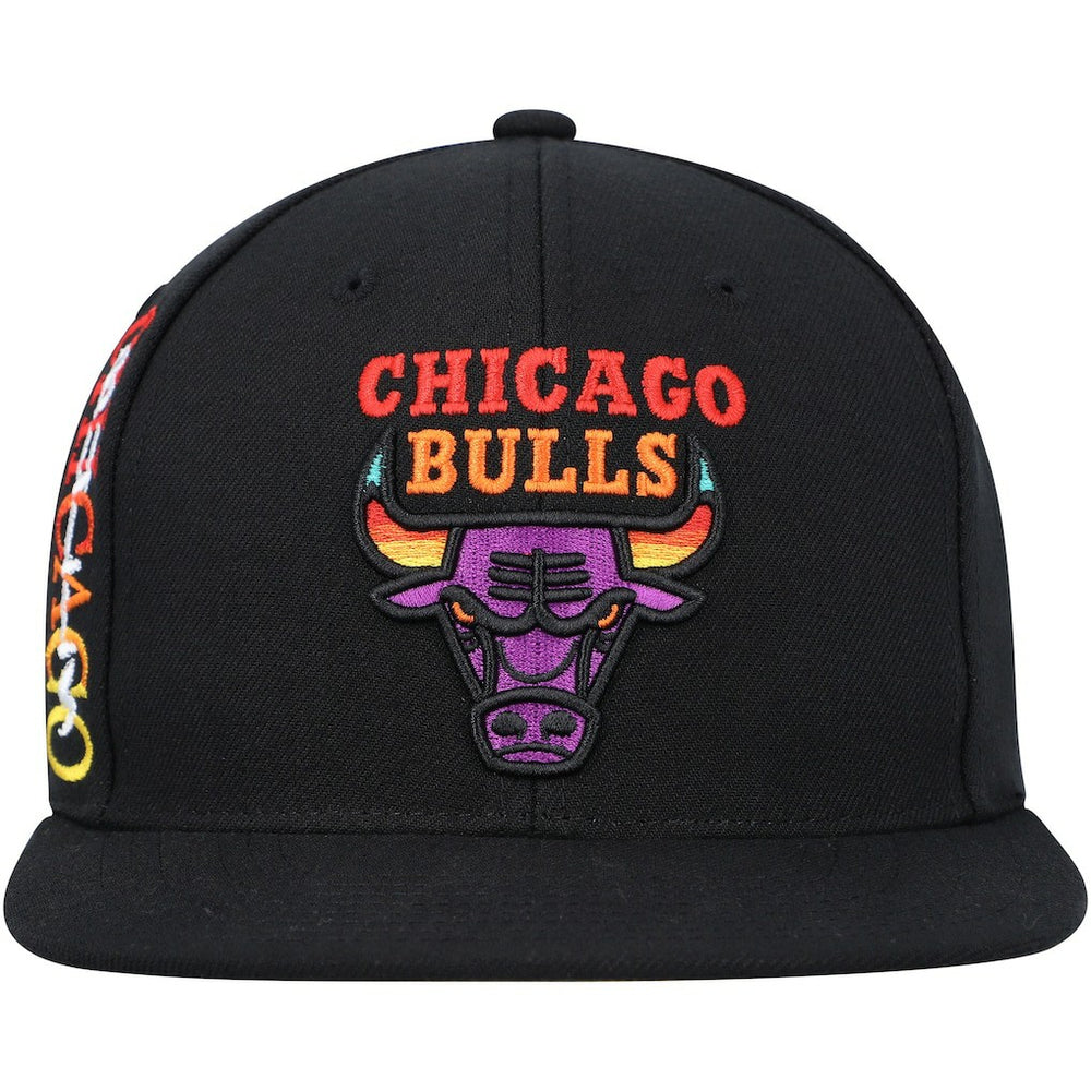 Chicago Bulls Soul High-Grade Fade Undervisor Snapback Hat Black - Mitchell & Ness outlet