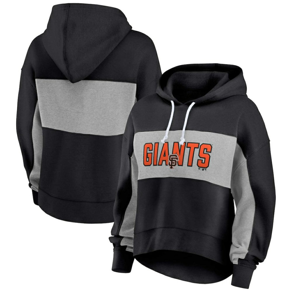 San Francisco Giants Profile Women's Plus Size Pullover Hoodie - Black Hoodies