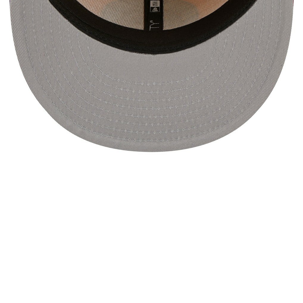 Brooklyn Nets Fall Leaves 2-Tone 59FIFTY Fitted Hat Yellow/Red - New Era