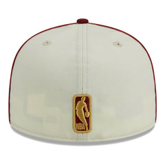 Cleveland Cavaliers Piping 2-Tone 59FIFTY Fitted Hat Cream/Wine - New Era outlet