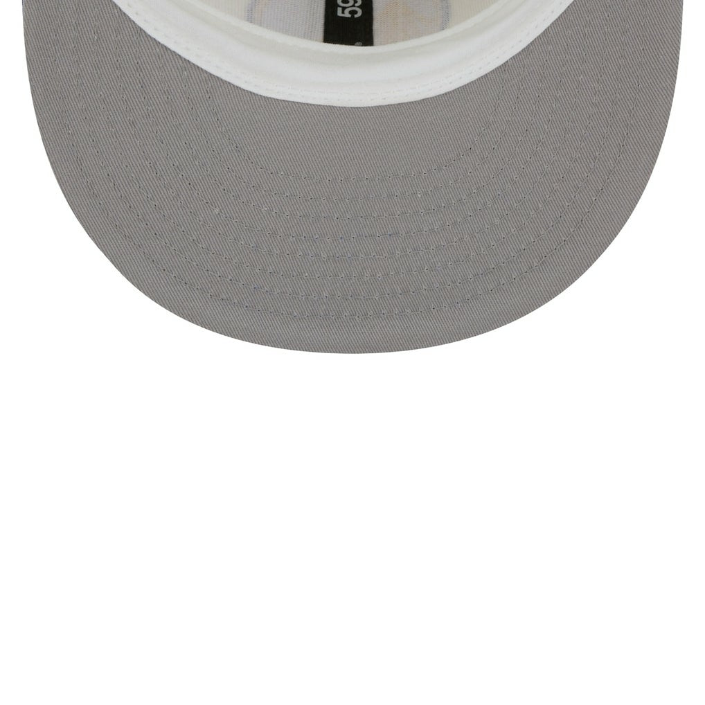 Golden State Warriors Piping 2-Tone 59FIFTY Fitted Hat Cream/Royal - New Era