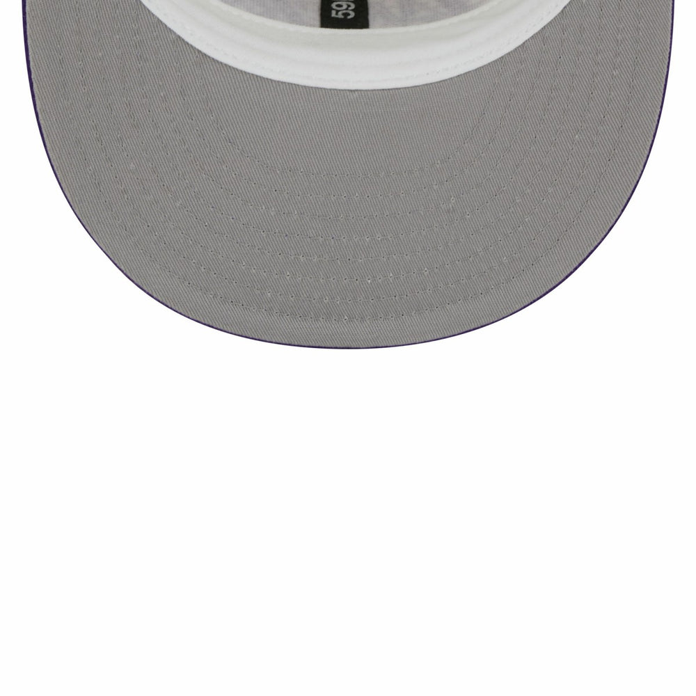 Los Angeles Lakers Piping 2-Tone 59FIFTY Fitted Hat Cream/Purple - New Era outlet
