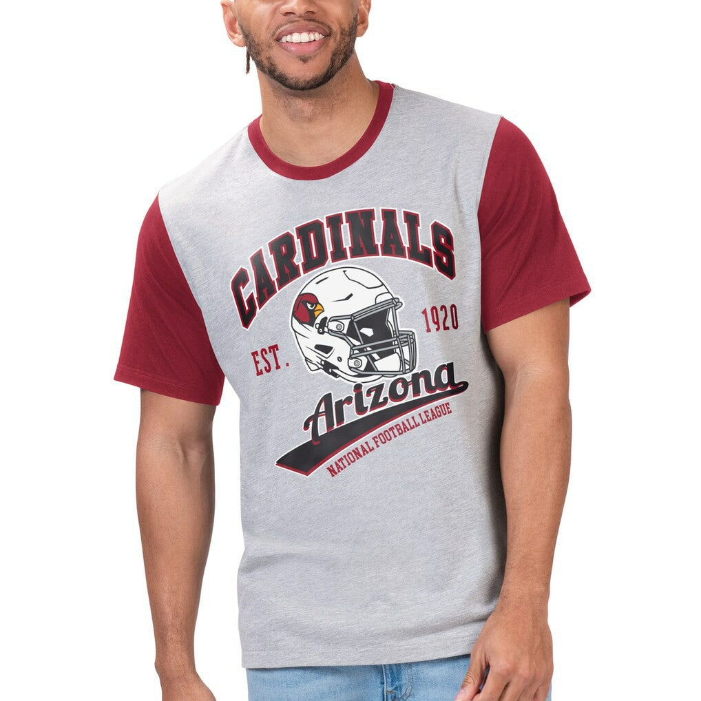 Arizona Cardinals G-III Sports by Carl Banks Black Label T-Shirt - Gray T-shirts