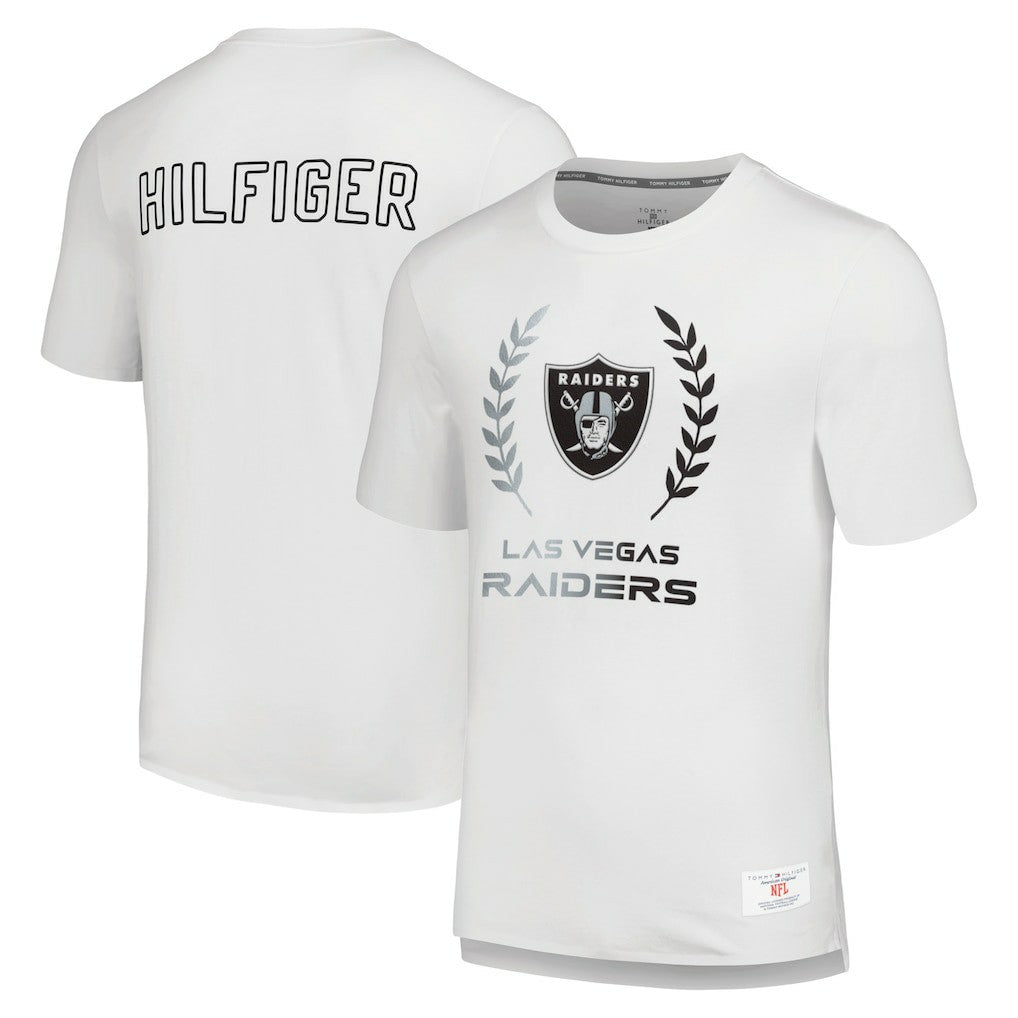 Las Vegas Raiders Tommy Hilfiger Miles T-Shirt - White T-shirts