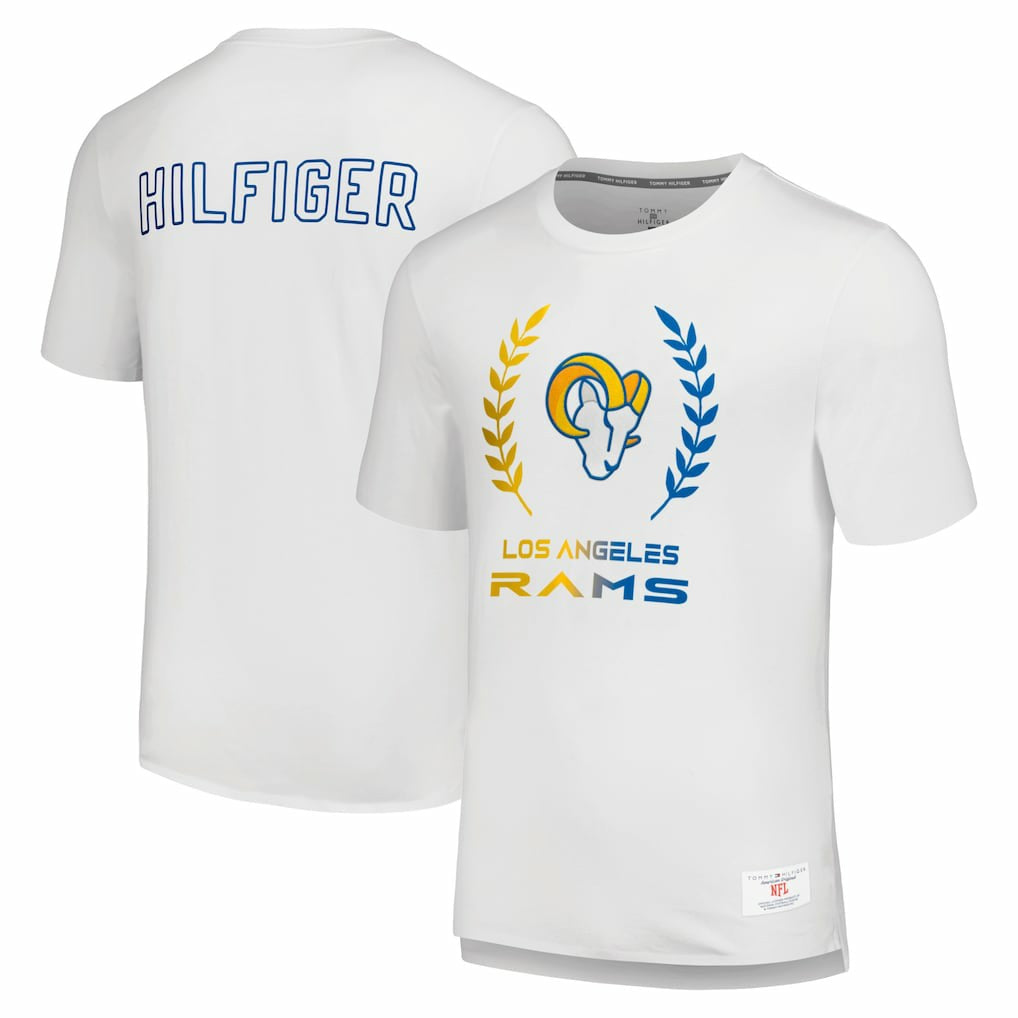 Los Angeles Rams Tommy Hilfiger Miles T-Shirt - White T-shirts