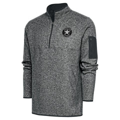 Houston Astros Antigua Metallic Big & Tall Quarter-Zip Jacket - Graphite Jackets
