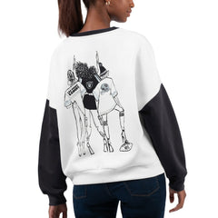 Las Vegas Raiders G-III 4Her by Carl Banks Women's A-Game Pullover Sweatshirt - White Pullover