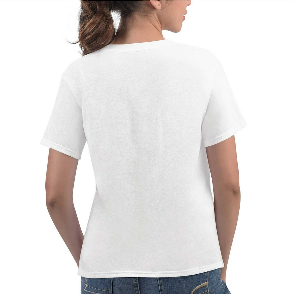 Las Vegas Raiders G-III 4Her by Carl Banks Women's Play The Ball T-Shirt - White T-shirts