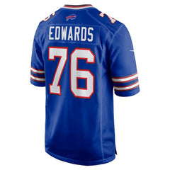 David Edwards Buffalo Bills Game Jersey - Royal Jerseys