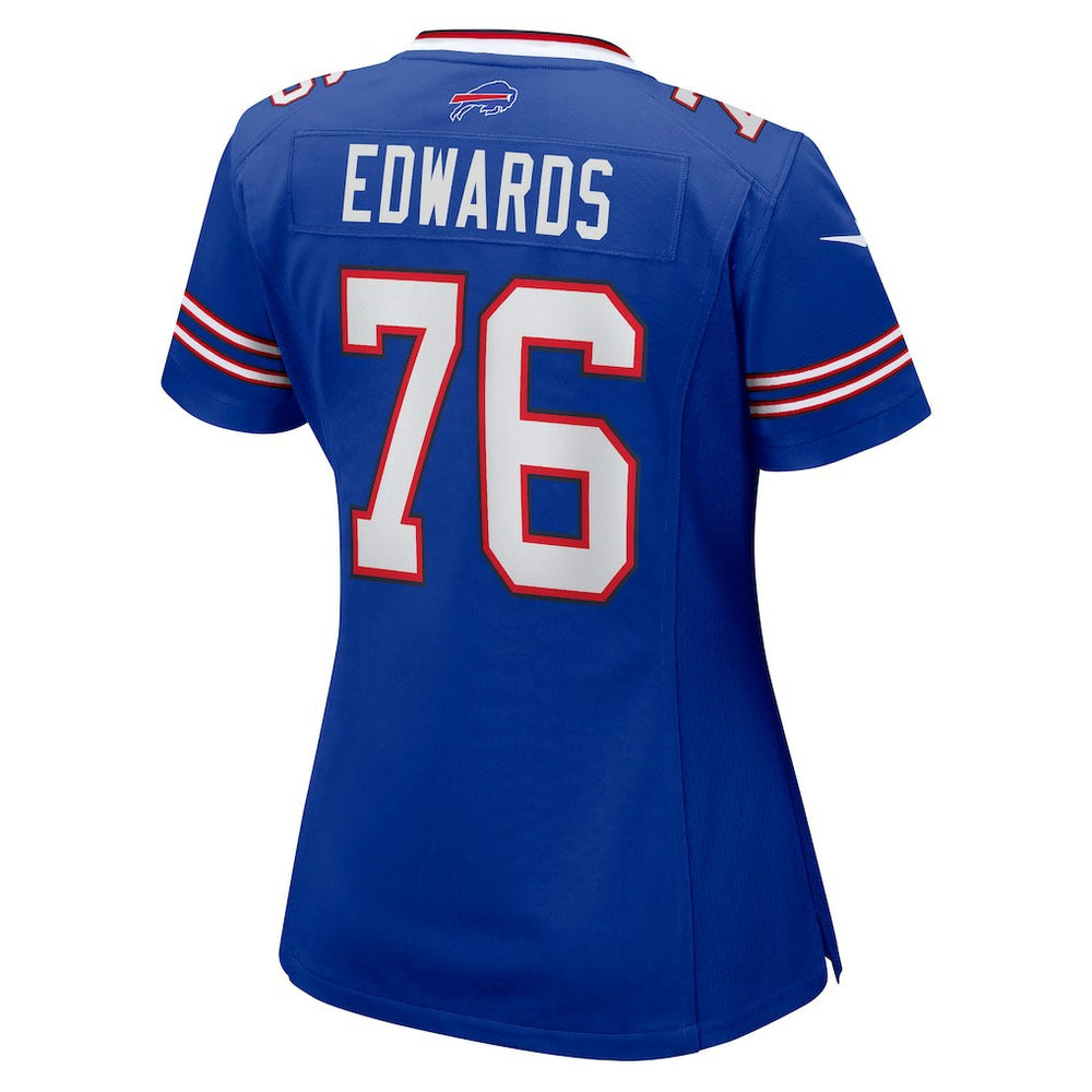 David Edwards Buffalo Bills Women's Game Jersey - Royal Jerseys