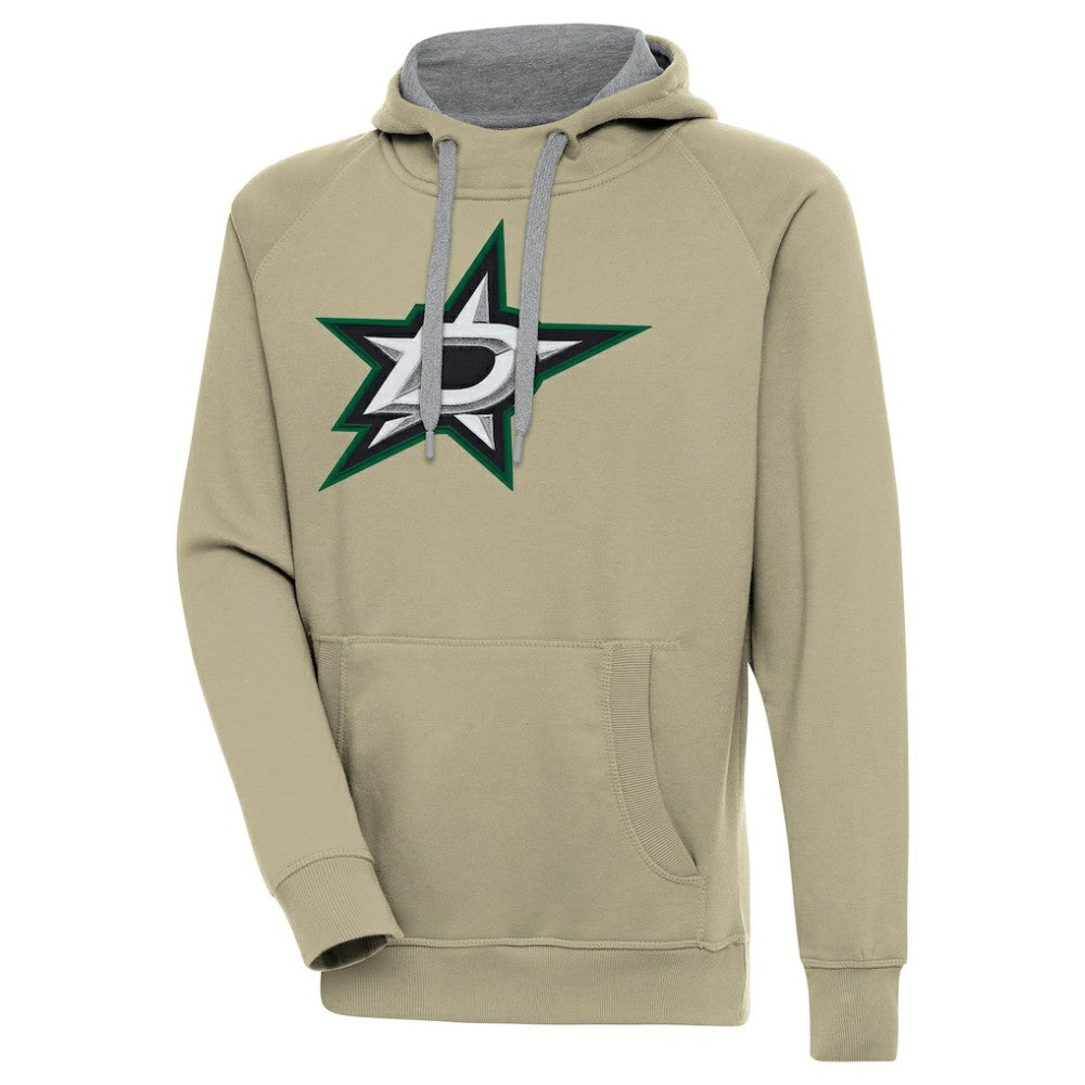 Dallas Stars Antigua Victory Pullover Hoodie - Khaki | US 200069215