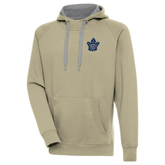 Toronto Maple Leafs Antigua Victory Pullover Hoodie - Khaki | US 200069287