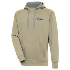 Washington Capitals Antigua Victory Pullover Hoodie - Khaki | US 200069299