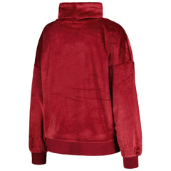 Arizona Cardinals DKNY Sport Women's Deliliah Rhinestone Funnel Neck Pullover Sweatshirt - Cardinal Pullover