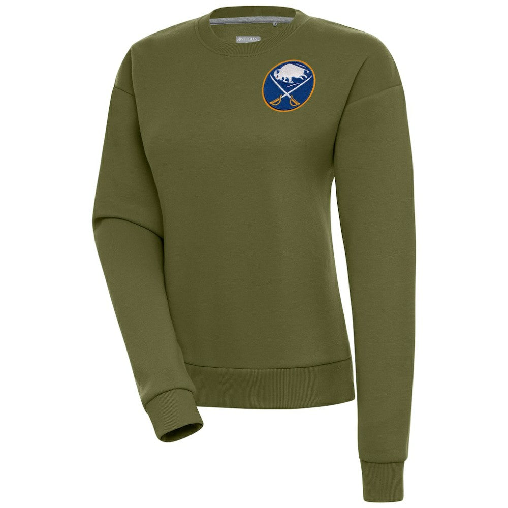 Buffalo Sabres Antigua Women's Victory Pullover Sweatshirt - Olive | US 200070102