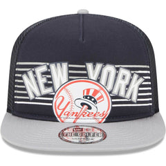 New York Yankees New Era Speed Golfer Trucker Snapback Hat - Navy Hats