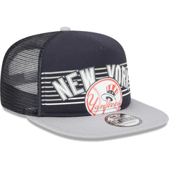 New York Yankees New Era Speed Golfer Trucker Snapback Hat - Navy Hats
