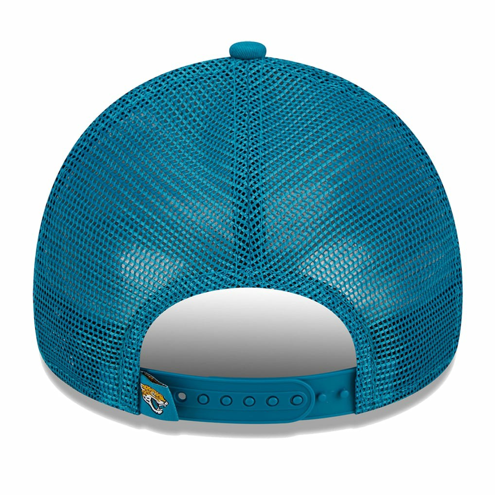 Jacksonville Jaguars New Era Women's McGee Trucker 9FORTY Adjustable Hat - Teal Hats