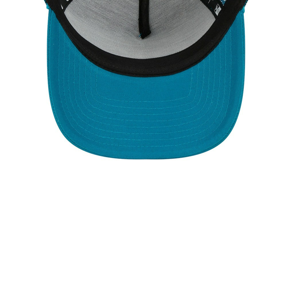 Jacksonville Jaguars New Era Women's McGee Trucker 9FORTY Adjustable Hat - Teal Hats