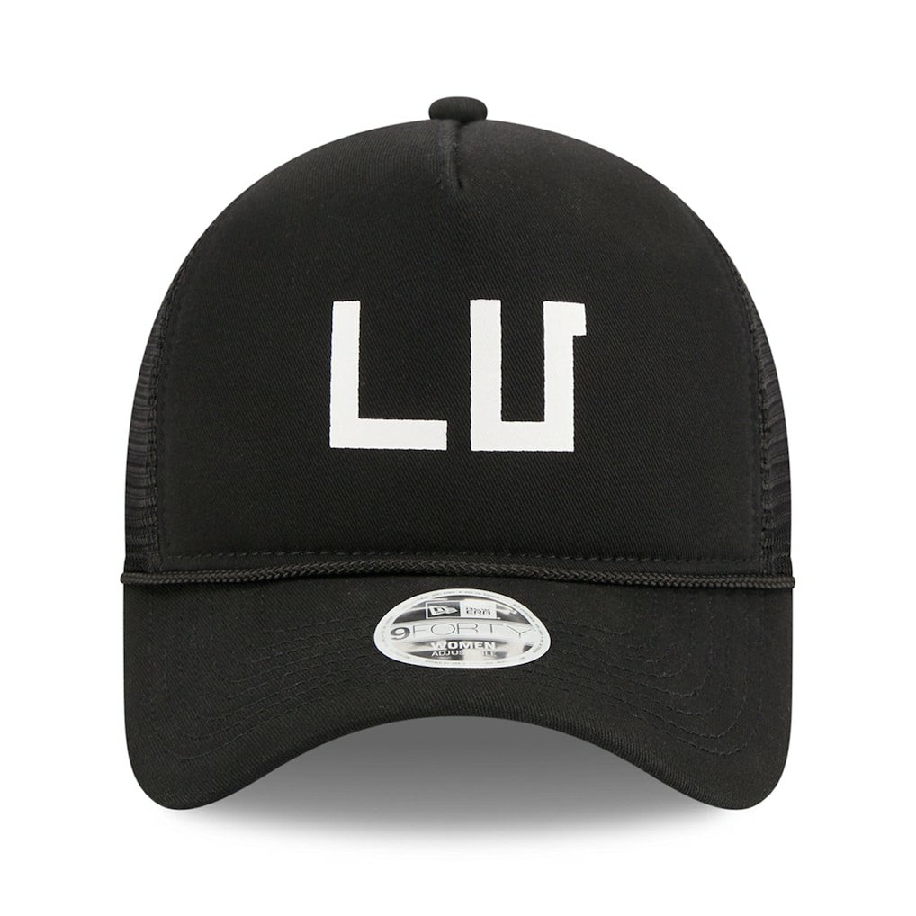 Las Vegas Raiders New Era Women's McGee Trucker 9FORTY Adjustable Hat - Black Hats