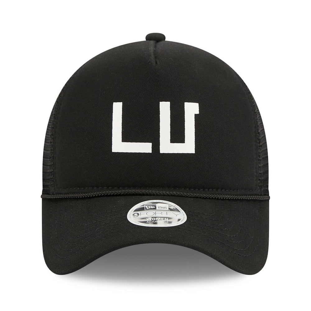 Las Vegas Raiders New Era Women's McGee Trucker 9FORTY Adjustable Hat - Black Hats